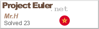 Project Euler Badge Badge